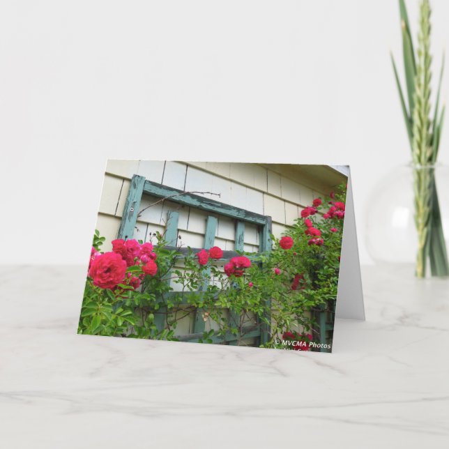 Rose Trellis - Carte Vignoble de Martha (Devant)