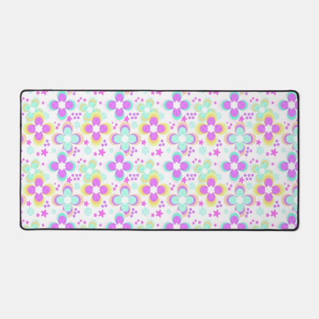 Rose, turquoise, floral (Recto)