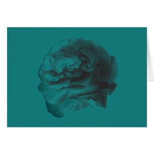 Rose turquoise, Vierge à l'intérieur de la carte d