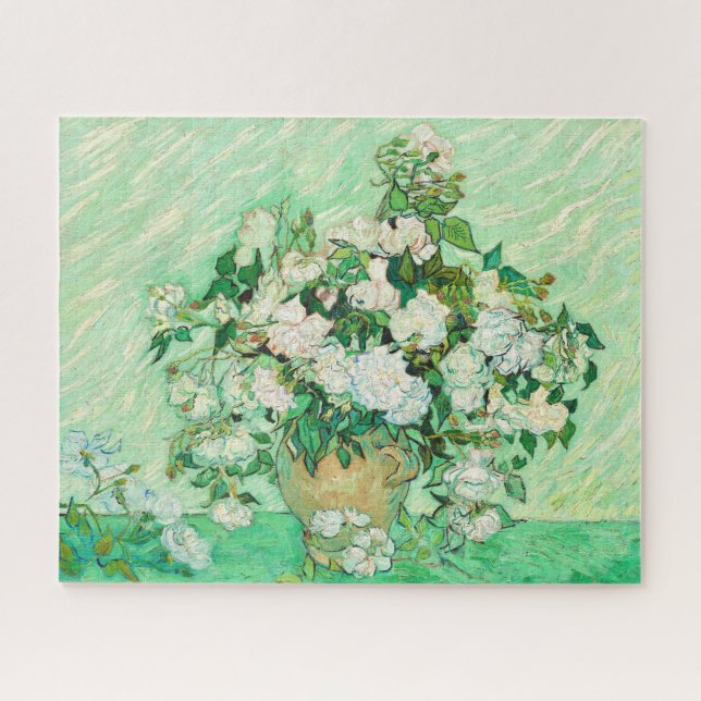 Rose Vincent Van Gogh 1890 Jigsaw Puzzle (Horizontal)