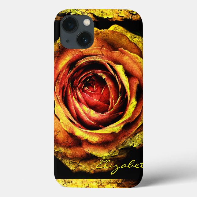 ROSE VINTAGE 1 COQUE IPAD (Verso)