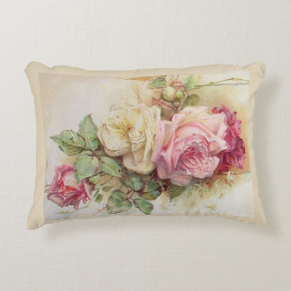 rose vintage coussin, coussin rose Vintage