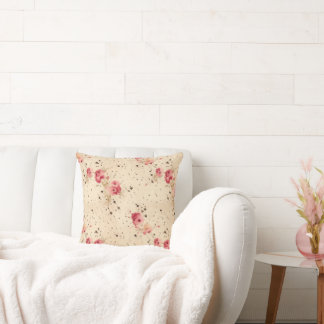 Rose vintage Pays Cottage Jeu de Coussin