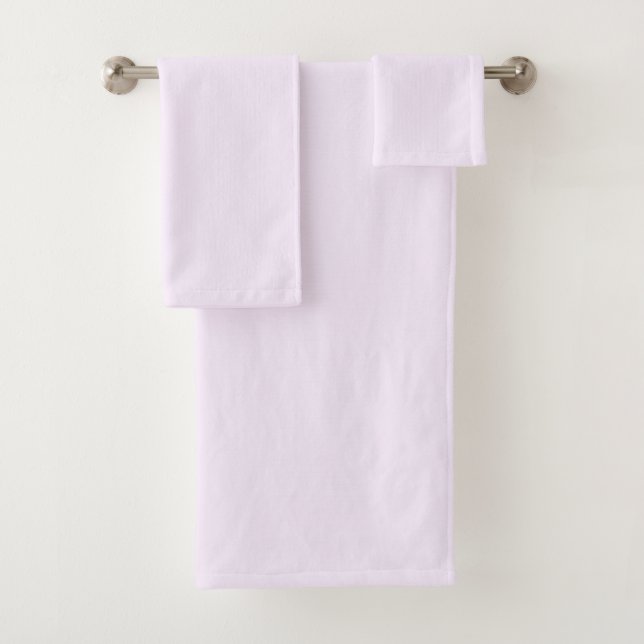 Rose Violet Doux Pâle Blanc Pastel Couleur Uni (En situation)
