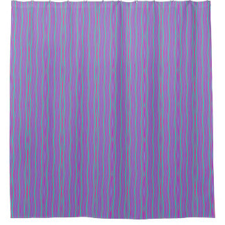 Rose violet foncé > Rideau de douche à motifs