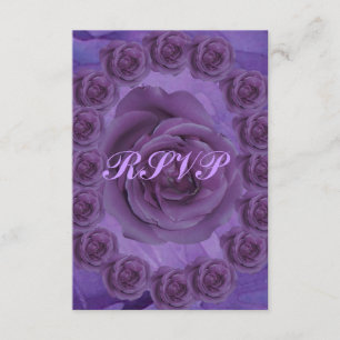 Rose violet RSVP