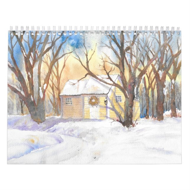 Roseann Meserve Aquarelle Artiste 2021 Calendrier (Protection)
