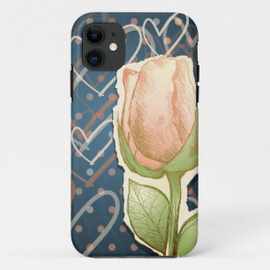 Rosebud vintage, iPhone 5 coque