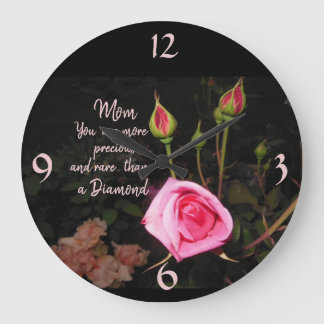 Rosebustes Atmosphériques avec Texte> Horloge de l