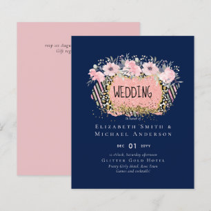 Rosegold MARIAGE Girly rose Parties scintillant fl