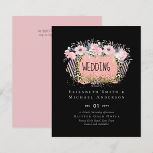 Rosegold MARIAGE Girly rose Parties scintillant fl