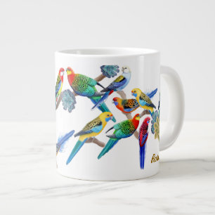 Rosella Parrots colorés Jumbo Mug