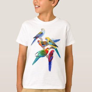 Rosella Parrots le T-shirt d'enfants