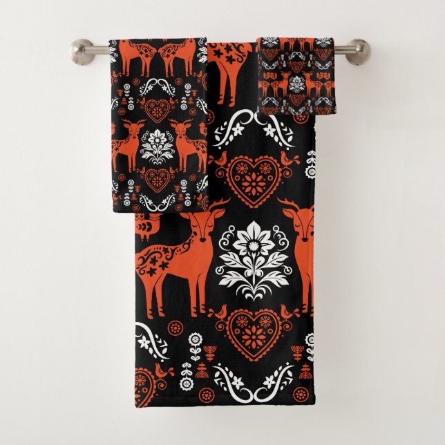 Rosemaling Norwegian Folk Art (En situation)