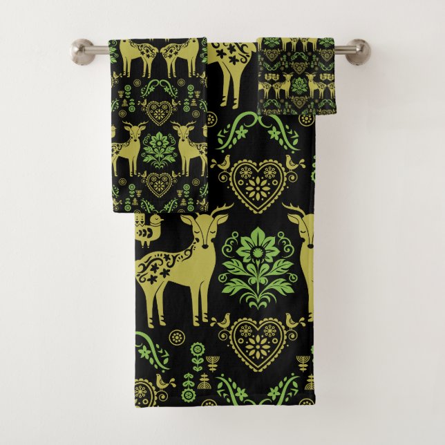 Rosemaling Norwegian Folk Art (En situation)