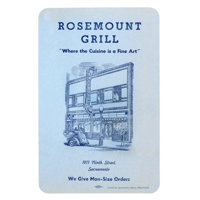 Rosemount Grill Magnet (Vertical)