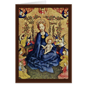 Rosenhagmadonna par Lochner Stefan