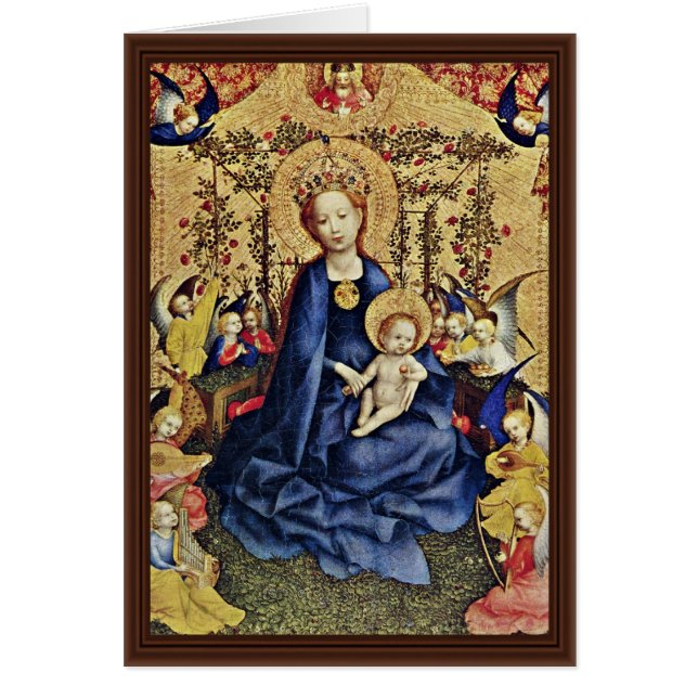 Rosenhagmadonna par Lochner Stefan (Devant)