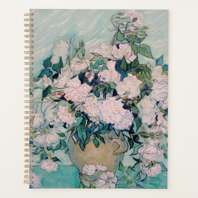 Roses blanches-1890-Vincent van Gogh    (Devant)