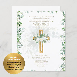 Roses blanches Verdure Bible Mariage chrétienne Ve