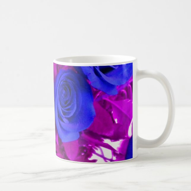 Roses bleus 2 Mug (Droite)