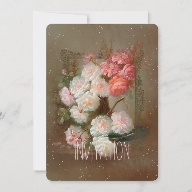 ROSES - Carte d'invitation (Devant)