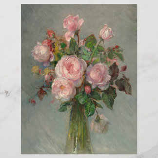 Roses dans un cahier de scandale Vase