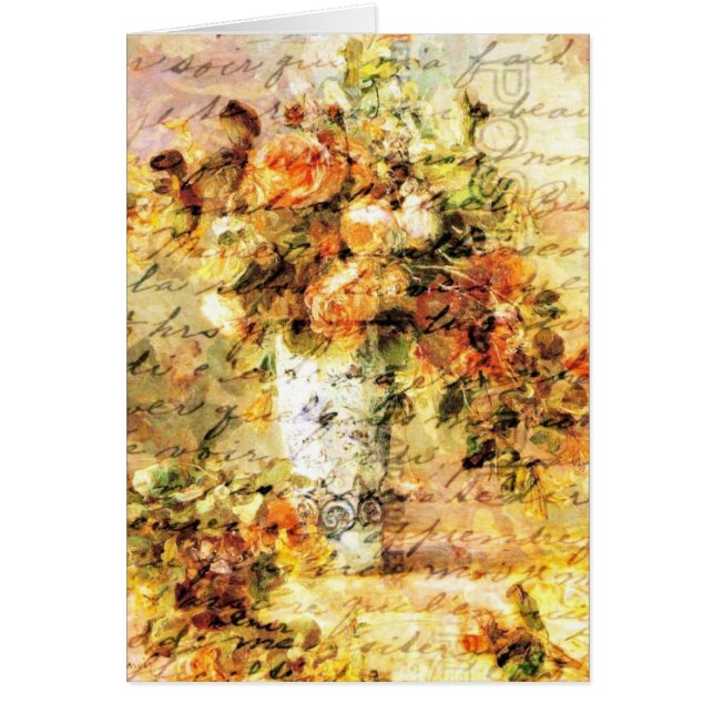 Roses dans un vase (Devant)