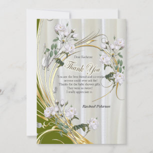 Roses d'aquarelle blanche peints sur la soie de ch