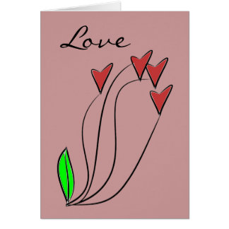 Roses de coeur d'amour moderne