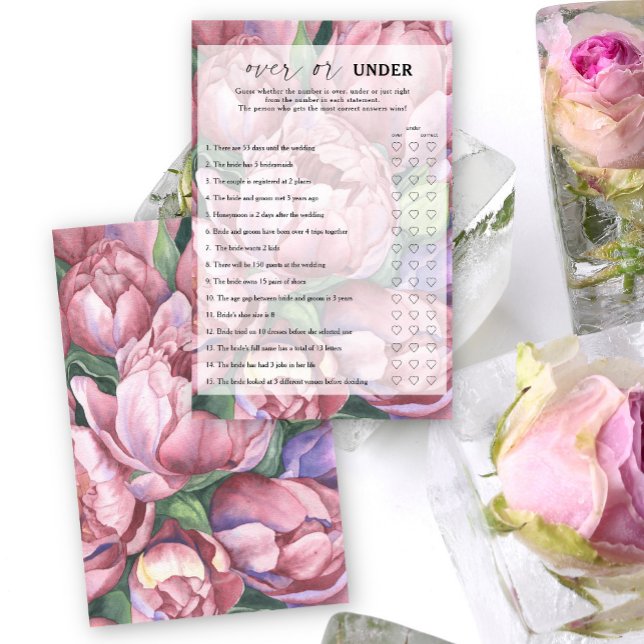 Roses de pivoine - Plus ou sous la douche nuptiale (Créateur téléchargé)