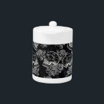 Roses des crânes et des calques | Gothique Glam Fu<br><div class="desc">#abstractart Funky 90s grogne gothique dans un motif sans couture de crânes et de roses en craie en détresse sur un arrière - plan de texture de tableau noir en velours concassé inspiré par Halloween et la fête mexicaine des morts (dia de los muertos). Le design contemporain mélangé et contemporain...</div>