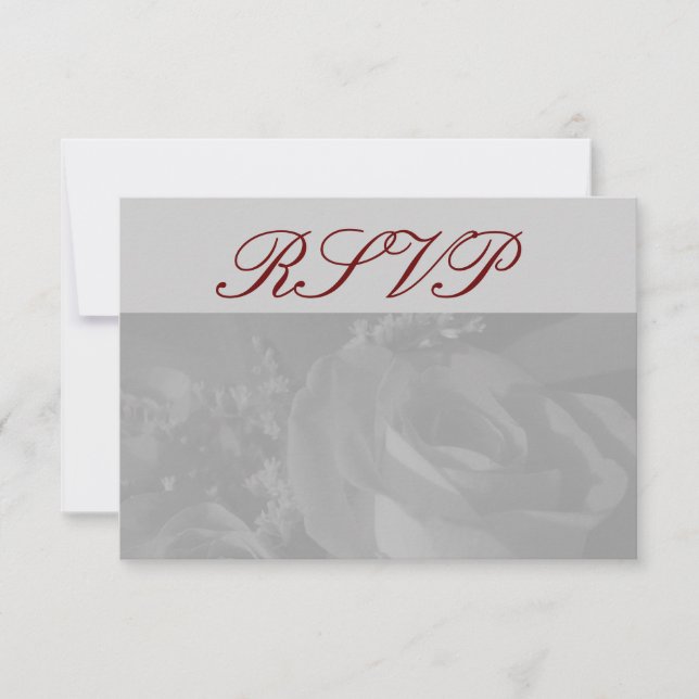 "Roses en noir et blanc" - RSVP [a2] (Devant)
