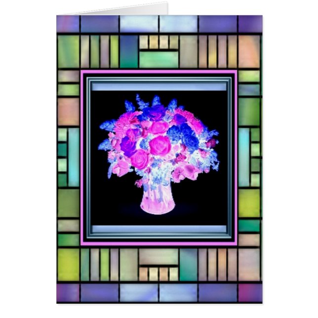 Roses en verre tendu (Devant)