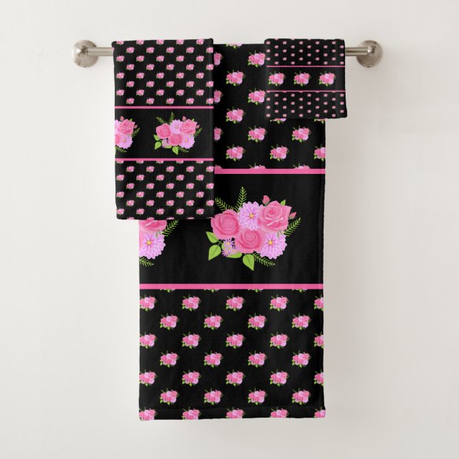 Roses et Dahlias Noirs (En situation)