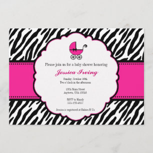 Roses indien et invitation de baby shower