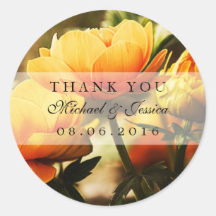Roses Jaunes Mariage Floral Favoriser Stickers