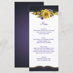 Roses Jaunes Violets Violets violets Gold Menu