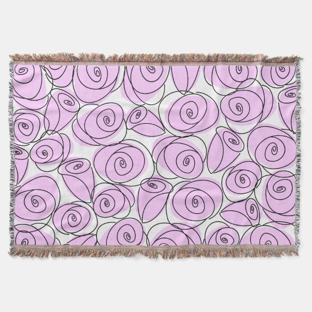 Roses Lilac jeter la couverture (Devant)