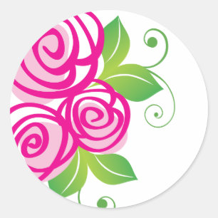 Roses lunatiques : : Autocollants