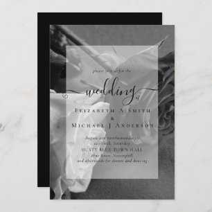 Roses noires et blanches gothiques Mariage gothiqu