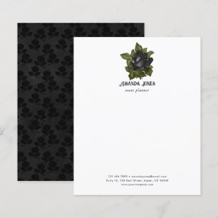 Roses Noires Personnalisées Gothiques Vintage