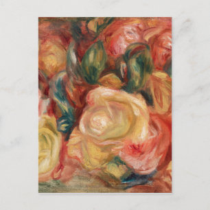 Roses par Renoir Impressionist Painting Carte post