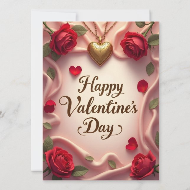 Roses Romantiques & Design de la Saint-Valentin en (Devant)