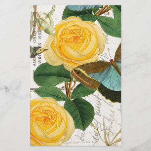 Roses romantiques jaunes