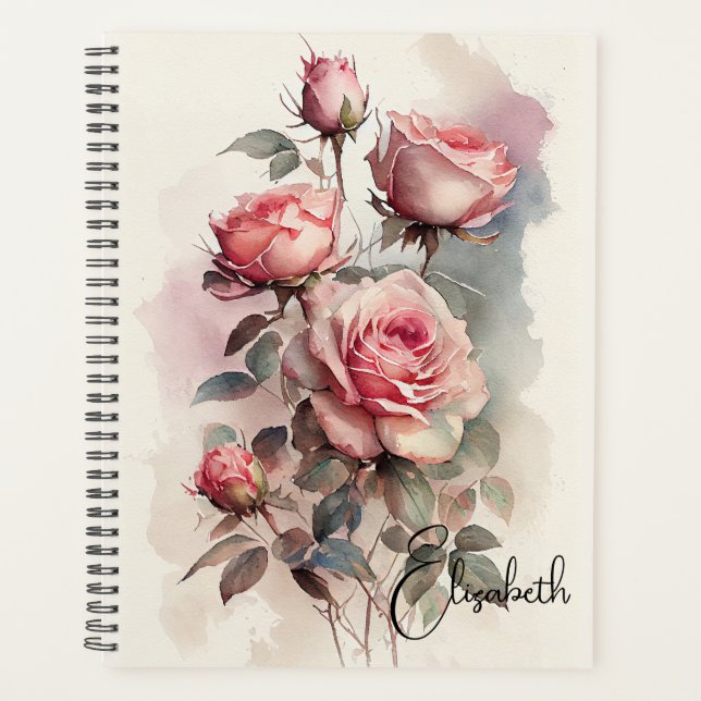 Roses roses eau-forte  (Devant)