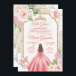 Roses roses et robe Charra Mis Quince Invitation<br><div class="desc">Roses roses et robe Charra Mis Quince InvitationMis Quince Anos,  15e anniversaire, </div>