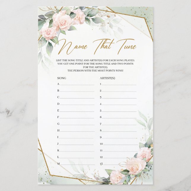 Roses roses et verdure rose poussiéreux Nom That T (Devant)