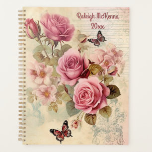 Roses roses rose Junk Style de journal Illustratio
