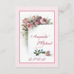 Roses roses rose mariage RSVP